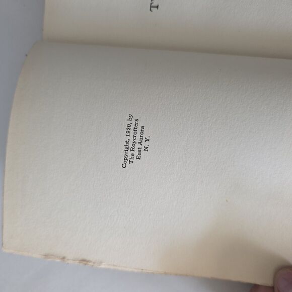 1920 Roycroft Twenty O’Clock and Other Droll Stories Elbert Hubbard - Picture 6 of 16